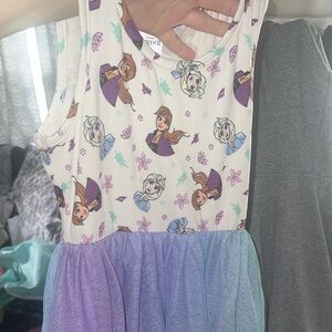 2/3t Disney Elsa & Anna Purple and Blue tule bottom